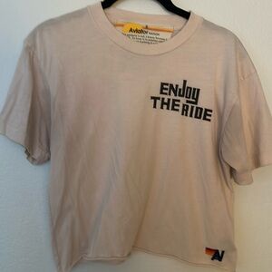 Aviator Nation cropped tee